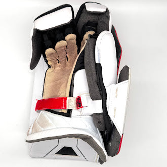 Bauer Supreme Mach - Bloqueur de gardien de but Pro Stock d'occasion - (Blanc/Rouge/Noir)